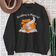 Reading Is Magical Book Lover & Axolotl Sweatshirt Gifts for Old Women