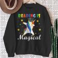 Reading Is Magical Book Lover Unicorn Student Teacher For Men Women Kids Sweatshirt Gifts for Old Women