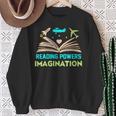 Reading Powers Imagination Book Nerd Reading Sweatshirt Gifts for Old Women Reading Powers Imagination Book Nerd Reading Sweatshirt Gifts for Old Women