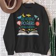Reading Powers Imagination Books Bibliophile Teacher Men Women Kids Sweatshirt Gifts for Old Women Reading Powers Imagination Books Bibliophile Teacher Men Women Kids Sweatshirt Gifts for Old Women