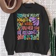 Reading Six Seven Meme Book Lover 67 Teacher 6 7 Sweatshirt Gifts for Old Women