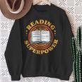 Reading Is My Superpower Book Nerd Bookworm Sweatshirt Gifts for Old Women Reading Is My Superpower Book Nerd Bookworm Sweatshirt Gifts for Old Women