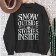 Reading All Winter Cozy Book Lover And Literary Escape Sweatshirt Gifts for Old Women Reading All Winter Cozy Book Lover And Literary Escape Sweatshirt Gifts for Old Women