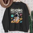 Reading Is Out Of This World Cute Astronaut Books Lover Sweatshirt Gifts for Old Women