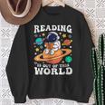 Reading Is Out Of This World Space Books Lover Kids Sweatshirt Gifts for Old Women