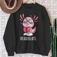 Readolotl Cute Axolotl Book Lover Sweatshirt Gifts for Old Women