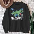 Readsaurus Reader Book Tyrannosaurus T-Rex Dinosaur Jurassic Sweatshirt Gifts for Old Women Readsaurus Reader Book Tyrannosaurus T-Rex Dinosaur Jurassic Sweatshirt Gifts for Old Women