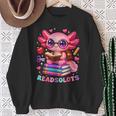 Readsolotl Axolotl Reading Book Lover Teacher Kids Sweatshirt Gifts for Old Women Readsolotl Axolotl Reading Book Lover Teacher Kids Sweatshirt Gifts for Old Women
