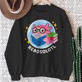 Readsolotl Axolotl Reading Book Sweatshirt Gifts for Old Women