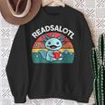 Readsolotl Read Book Axolotl Shirt Salamander Boys Girl Kids Sweatshirt Gifts for Old Women