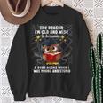 The Reason I'm Old And Wise Is Because I Read Books Owl Sweatshirt Gifts for Old Women