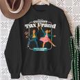 Retro Children's Book Learning Series How To Commit Tax Fraud Family Friendly Learning Sweatshirt Gifts for Old Women