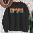 Retro Graphic Novels Art Superheroes Vintage Comic Books Sweatshirt Gifts for Old Women