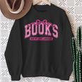 Retro Pink Coquette Bow Valentine Book Lover Varsity Sweatshirt Gifts for Old Women