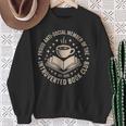 Retro Proud Introverted Book Club Anti Social Reader Sweatshirt Gifts for Old Women
