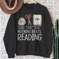 Rock Paper Scissors Nothing Beats Reading Book Lover Humor Sweatshirt Gifts for Old Women Rock Paper Scissors Nothing Beats Reading Book Lover Humor Sweatshirt Gifts for Old Women
