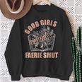 Romantasy Book Merch Good Girls Spicy Book Lover Fairy Tales Sweatshirt Gifts for Old Women