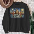 San Francisco Cat Golden Gate Bridge Starry Night Book Lover Sweatshirt Gifts for Old Women San Francisco Cat Golden Gate Bridge Starry Night Book Lover Sweatshirt Gifts for Old Women