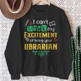 School Librarian Assistant Mask Book Reading Library Sweatshirt Gifts for Old Women School Librarian Assistant Mask Book Reading Library Sweatshirt Gifts for Old Women