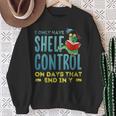 I Only Have Shelf Control On Days End In Y Book Sweatshirt Gifts for Old Women