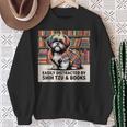 Shih Tzu Dog Shihtzu Dog Books Nerds Reader Shitzhu Shih Tzu Sweatshirt Gifts for Old Women