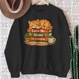 Sleeping Cat On Books Leave Me Alone I'm Recharging Sweatshirt Gifts for Old Women