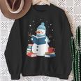 Snowman Reading Book Lover Librarian Reading Sweatshirt Gifts for Old Women Snowman Reading Book Lover Librarian Reading Sweatshirt Gifts for Old Women