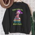 Sophie Magic Wand Dog Wizard Books Sweatshirt Gifts for Old Women