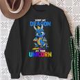 Sorry My Dragon Ate Your Unicorn Cute Book Lover Sweatshirt Gifts for Old Women