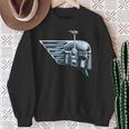 Star Wars The Book Of Boba Fett Chrome Helmet Logo Sweatshirt Gifts for Old Women