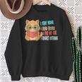 Stay Home Read Books Pet My Cat Regret Nothing Cats Book Sweatshirt Gifts for Old Women