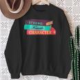 Strong Female Character Book Nerd Sweatshirt Gifts for Old Women Strong Female Character Book Nerd Sweatshirt Gifts for Old Women