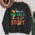 Summer Reading 2026 Dinosaurs Book Lover Unearth A Story Sweatshirt Gifts for Old Women Summer Reading 2026 Dinosaurs Book Lover Unearth A Story Sweatshirt Gifts for Old Women