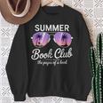 Summer Retro Book Club Beach Vacation Sweatshirt Gifts for Old Women