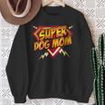 Super Dog Mom Superhero Dog Lover Comic Book Style Sweatshirt Gifts for Old Women