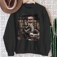 T-Rex Dinosaur Reading Books In Book Library Bookstore Sweatshirt Gifts for Old Women T-Rex Dinosaur Reading Books In Book Library Bookstore Sweatshirt Gifts for Old Women