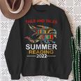 Tails And Tales Summer Reading 2022 Book Reading Teen Dragon Sweatshirt Gifts for Old Women Tails And Tales Summer Reading 2022 Book Reading Teen Dragon Sweatshirt Gifts for Old Women