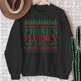 Teacher Ugly Sweater Christmas Science Of Reading Sweatshirt Gifts for Old Women Teacher Ugly Sweater Christmas Science Of Reading Sweatshirt Gifts for Old Women