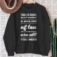 Thriller Books Sweatshirt Gifts for Old Women