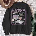 Tired Moms Book-Club Coffee Chaos Chapters Mom Sweatshirt Gifts for Old Women