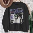 Tired Moms Book Club Retro Coffee Reader Sweatshirt Gifts for Old Women