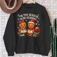’Tis The Season To Be Reading Book Lover Sweatshirt Gifts for Old Women