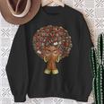 History Month Afro Book Lover Women Girls Librarian Sweatshirt Gifts for Old Women