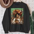 History Month Black Afro Girl Women Book Lovers Floral Sweatshirt Gifts for Old Women History Month Black Afro Girl Women Book Lovers Floral Sweatshirt Gifts for Old Women