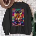 History Month Educated Black Women Girls Reading Book Sweatshirt Gifts for Old Women