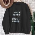 Trendy Read Books Stencil Spray Paint Sweatshirt Gifts for Old Women