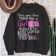 Tuba Player Book Lover Nerd Marching Band Reader Geek Sweatshirt Gifts for Old Women