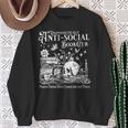 Unapologetically Anti Social Book Club Introvert Reader Sweatshirt Gifts for Old Women