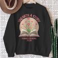 Unearth a Story 2026 Summer Reading Program Flowers Book Sweatshirt Gifts for Old Women