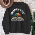 Unearth a Story 2026 Summer Reading Program Tree Book Sweatshirt Gifts for Old Women